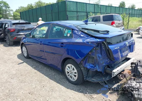 2016 Toyota Prius Two from USA, damaged, VIN JTDKBRFU7G3506256